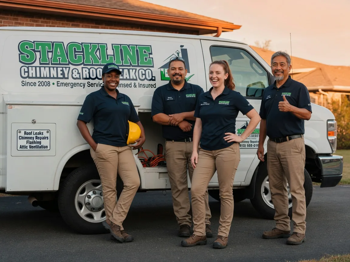 Chimney flashing repair company in Rombauer, MO